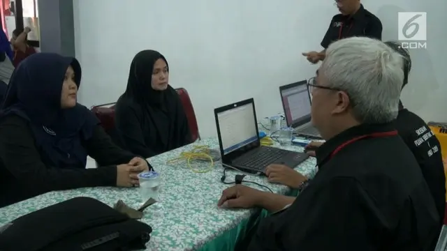 Para tahanan wanita dari Lapas Pondok Bambu dibuatkan E-KTP agar terdata sebelum Pilpres 2019.