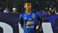 Pemain sayap Arema FC, Dendi Santoso, bertekad menjadi pengumpan yang baik pada Shopee Liga 1 2019. (Bola.com/Iwan Setiawan)