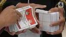 Simulasi ini merupakan arahan dari KPU RI agar saat pelaksanaan pada hari H telah siap. (Liputan6.com/Herman Zakharia)