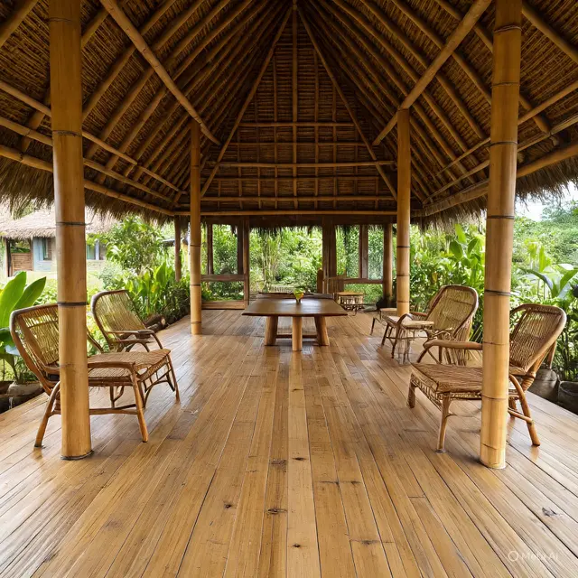 Model Teras Bambu yang Bikin Tradisional Terbaru 2025. Meta AI