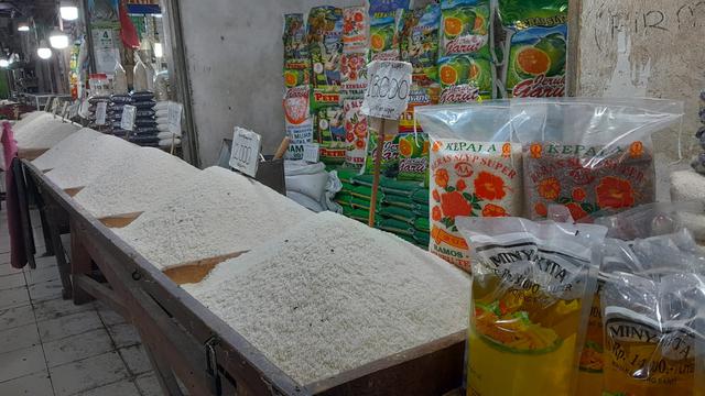 Harga Beras di Pasar Agung, Depok