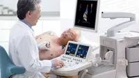 Dalam pemeriksaan jantung, salah satu alat penunjang medisnya dikenal dengan Echocardiography. 