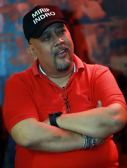 Bukan panggilan Kakek yang biasa dilayangkan cucunya untuk memanggil Indro Warkop .(Wimbarsana K/Bintang.com)