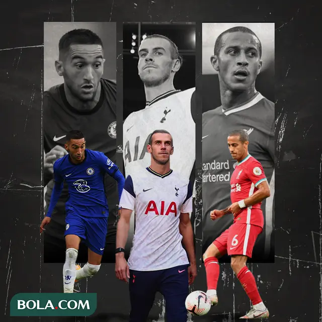 Gareth Bale , Thiago Alcantara dan Hakim Ziyech