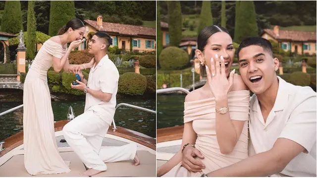 6 Potret Al Ghazali Lamar Alyssa Daguise di Italia, Pamer Cincin ke El dan Syifa