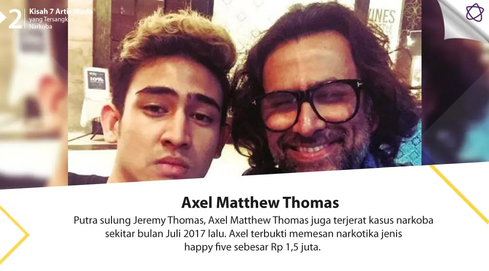 Kisah 7 Artis Muda yang Tersangkut Narkoba (Foto: Instagram/@jeremythomas_jt, Desain: Nurman Abdul Hakim/Bintang.com)