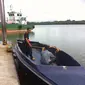 Kapal tenggelam di Johor Bahru, Malaysia yang ditumpangi WNI. (Dokumentasi KBRI Johor Bahru)