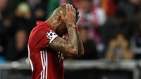 Gelandang Bayern Munchen asal Cile, Arturo Vidal. (AFP/Lluis Gene)