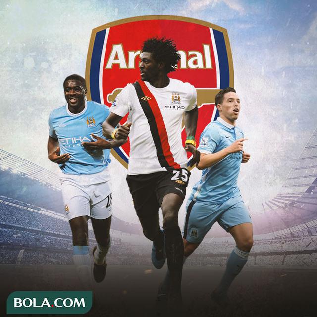 Ilustrasi - Pemain Arsenal yang Dibajak Man City
