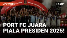Klub asal Thailand ini menjadi tim luar negeri pertama yang menjuarai Piala Presiden 2025. Bertanding di Stadion Si Jalak Harupat, Port FC mengalahkan Oxford United 2-1 dalam laga penuh drama.