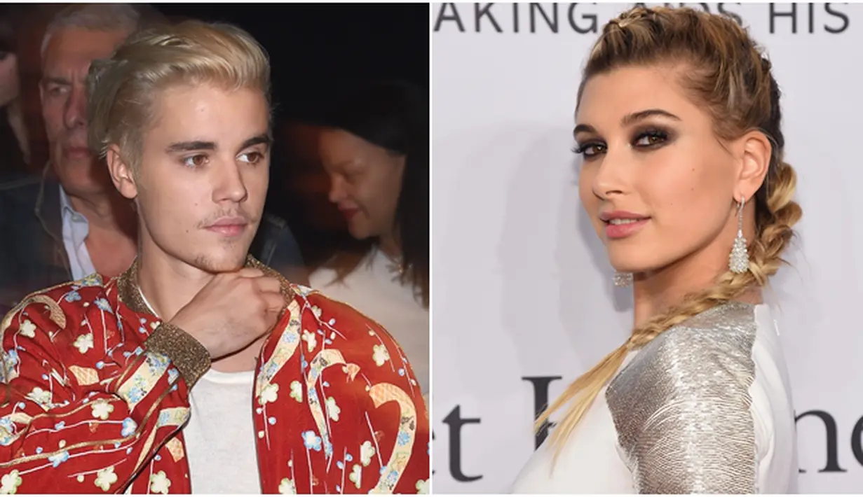 Nuansa cinta tengah mewarnai hubungan Justin Bieber dan Hailey Baldwin. Penyanyi tampan bersama model cantik ini telah memberi konfirmasi mengenai hubungan asmara mereka. (AFP/Bintang.com)