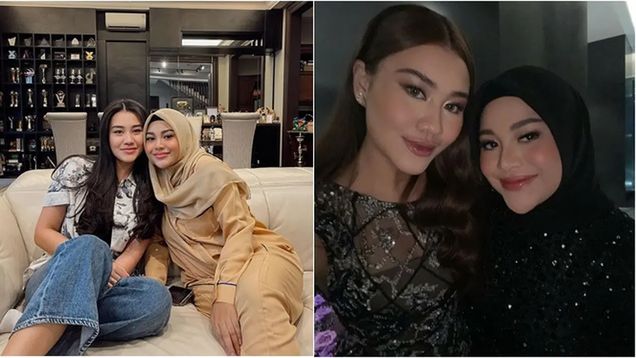 Bersahabat Sejak Kecil, Ini 6 Potret Akrab Aurel Hermansyah dan Aaliyah Massaid