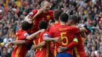Spanyol Kalahkan Ceska, Tensi Pique dan Ramos Mereda