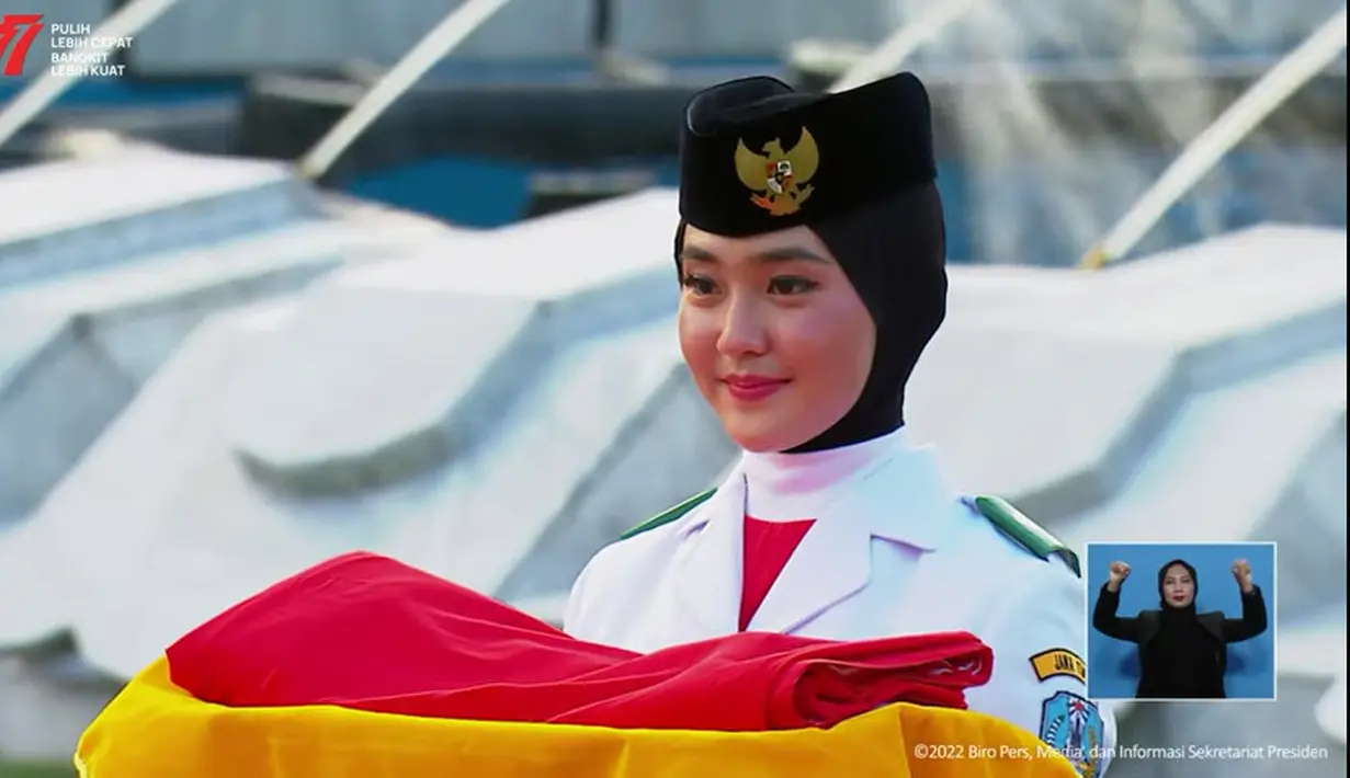 Ayumi Putri Sasaki (Youtube/Sekretariat Presiden)