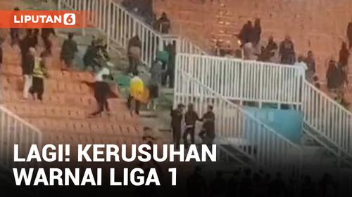 VIDEO: Kericuhan Suporter Warnai Laga Persib Bandung VS Persis Solo