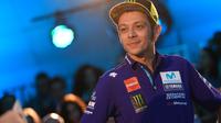 Pembalap Movistar Yamaha, Valentino Rossi telah memperpanjang kontrak hingga MotoGP 2020. (Twitter/Movistar Yamaha)
