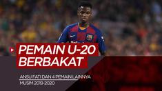 Berita motion grafis Ansu Fati dan 4 wonderkid lainnya di bawah 20 tahun musim ini.