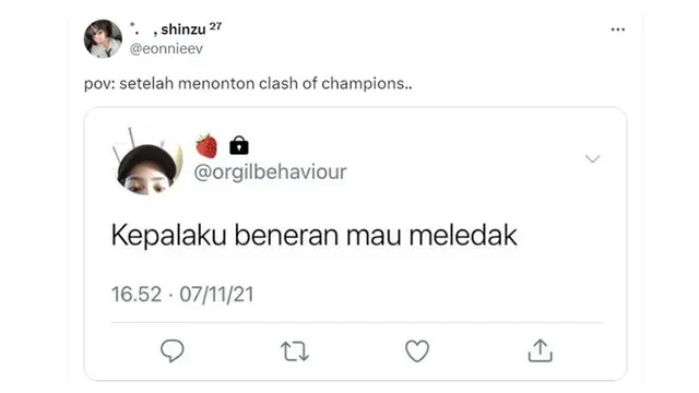 6 Cuitan Netizen Setelah Nonton Clash of Champions Ini Bikin Ngakak