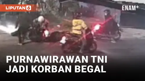 VIDEO: Purnawirawan TNI Berusia 60 Tahun Jadi Korban Kelompok Begal di Bekasi