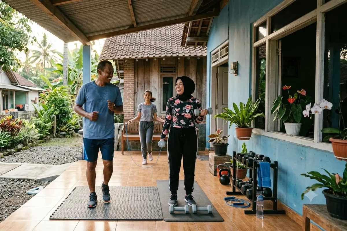 Ide Teras untuk Area Olahraga dan Cocok untuk Orang Mageran