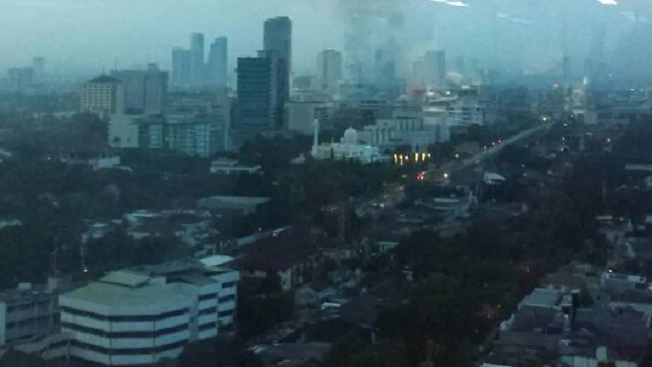 Kebakaran di Blok M