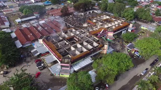 Kebakaran Shopping Center Limboto