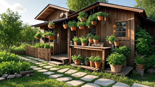 Desain Rumah 6x9 Meter dengan Teras Mini dan Taman Depan/Ilustrasi AI