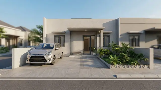 Model Carport untuk Rumah Lebar 5 Meter