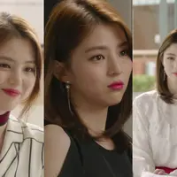 Di drakor "Reunited Worlds" Han So Hee berperan sebagai Lee Seo Won, jurnalis yang bekerja untuk majalah fashion. Ia  digambarkan sebagai sosok fashionable yang selalu mengikuti tren dan menggunakan busana serta aksesoris terbaru. (Foto: Netflix)