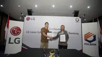Dukungan yang diberikan LG untuk Politeknik Negeri Bandung guna tingkatkan kualitas ruang belajar. (Foto: Istimewa)