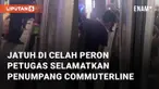 Seorang penumpang kereta alami kejadian tidak terduga mengundang perhatian
