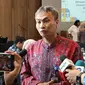 Direktur Penerimaan dan Perencanaan Strategis, Direktorat Jenderal Bea dan Cukai (DJBC) Kementerian Keuangan Mohammad Aflah Farobi dalam Media Gathering di Kawasan Puncak, Bogor, Jawa Barat, Selasa (26/9/2023). (Sulaeman/Liputan6.com)