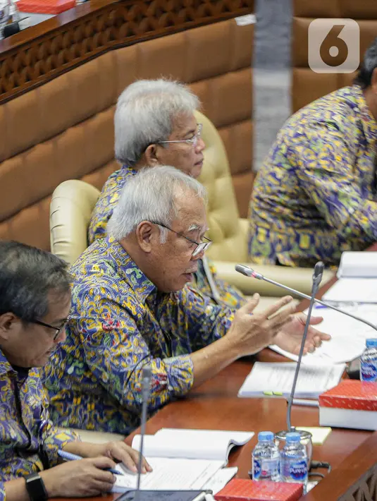 Selain itu, raker ini melakukan pembahasan pendahuluan RKA/KL dan rencana kerja pemerintah (RKP) tahun 2024. (Liputan6.com/Faizal Fanani)
