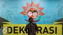 Calon Wagub DKI Jakarta, Djarot Saiful Hidayat memberikan sambutan saat menghadiri deklarasi Relawan Matahari di Jakarta, Minggu (13/11). Deklarasi tersebut sebagai dukungan untuk Ahok dan Djarot di Pilkada DKI 2017. (Liputan6.com/Faizal Fanani)