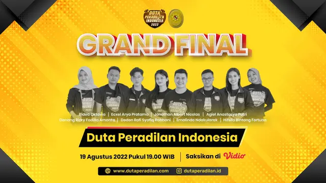 Duta Peradilan Indonesia 2022.