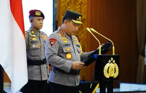 Kapolri Lantik Kakorlantas dan 6 Kapolda Baru