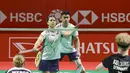 Pebulu tangkis ganda campuran Indonesia, Jafar Hidayatullah/Felisha Pasaribu saat bertanding melawan Kristoffer Kolding/Mette Werge (Denmark) di babak 32 besar Indonesia Masters 2026 di Istora Gelora Bung Karno, Senayan, Jakarta, Rabu (21/1/2026) siang. Jafar Hidayatullah/Felisha Pasaribu memastikan tiket berlaga di babak 16 besar Indonesia Masters 2026. (Bola.com/Abdul Aziz)