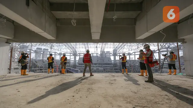 Foto: Mengintip Lebih Dekat Perkembangan Proyek Pembangunan Jakarta International Stadium