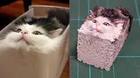 Seniman Jepang Ini Buat Patung yang Terinspirasi dari Foto Unik Kucing (sumber: Boredpanda)