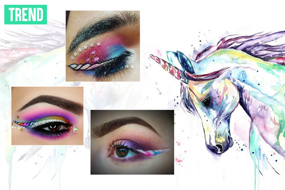 Trends: Mirip Negeri Dongeng dengan Riasan Mata Bergambar Unicorn