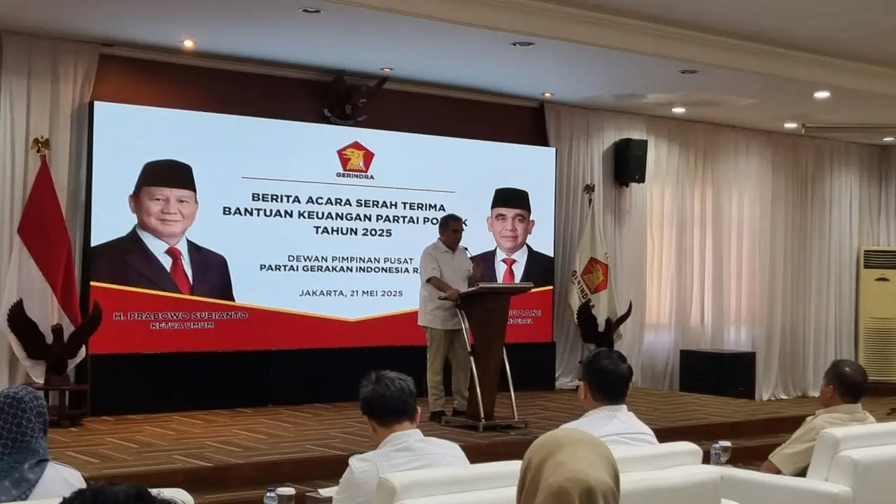 Kementerian Dalam Negeri (Kemendagri) menyalurkan bantuan dana partai politik (banpol) kepada Partai Gerindra senilai Rp20,07 miliar.