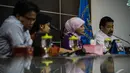 Para pembicara memaparkan pendapatnya saat diskusi publik untuk memperingati hari hukuman mati sedunia di Kantor Komnas HAM, Jakarta, Rabu (15/10/2014) (Liputan6.com/Faizal Fanani)