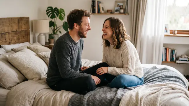 Couple Laughing
