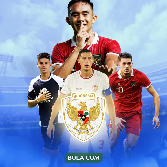 Timnas Indonesia - Justin Hubner, Ridho, Mees, Jay Idzes