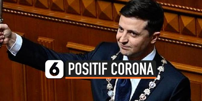 VIDEO: Presiden Ukraina Positif Covid-19, Jalani Isolasi dan Dirawat