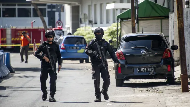 Bom Meledak di Markas Polrestabes Surabaya