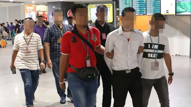 Salah satu terduga teroris yang ditangkap oleh otoritas Malaysia (sumber: Handout, Kepolisian Diraja Malaysia)
