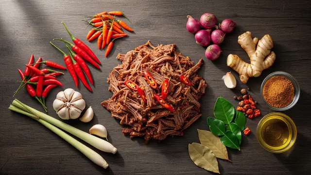Resep Daging Suwir Pedas