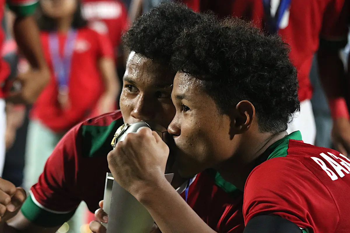 Bagus Kahfi dan Bagas Kaffa Piala AFF U-16 2018.