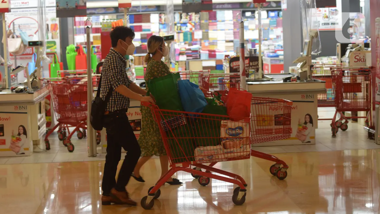 Inflasi pasar ritel supermarket